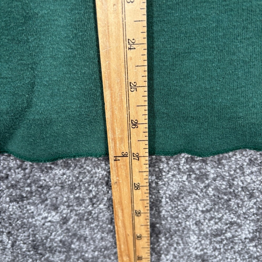 L.L. Bean Henley Two-Layer River Driver's Shirt Mens Large Green Wool Blend USA - Picture 8 of 8
